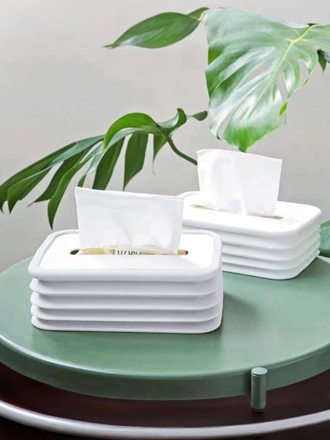 DeoDap White Plastic Bath Accessories Set-image-35