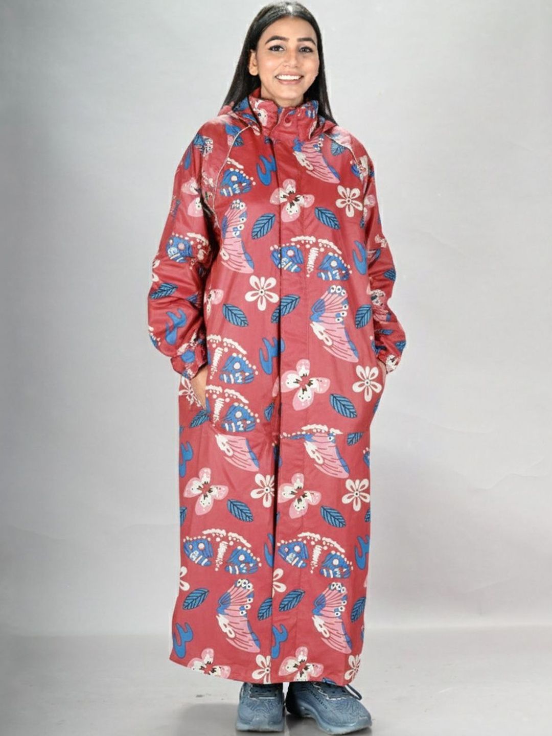 LUX VENUS Women Printed Rain Jacket-picture-23