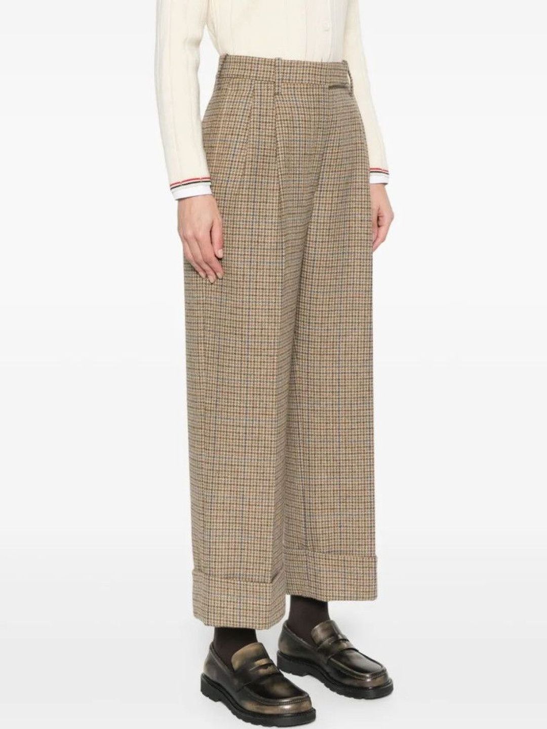 Thom Browne Brown High Waist Pant-picture-25