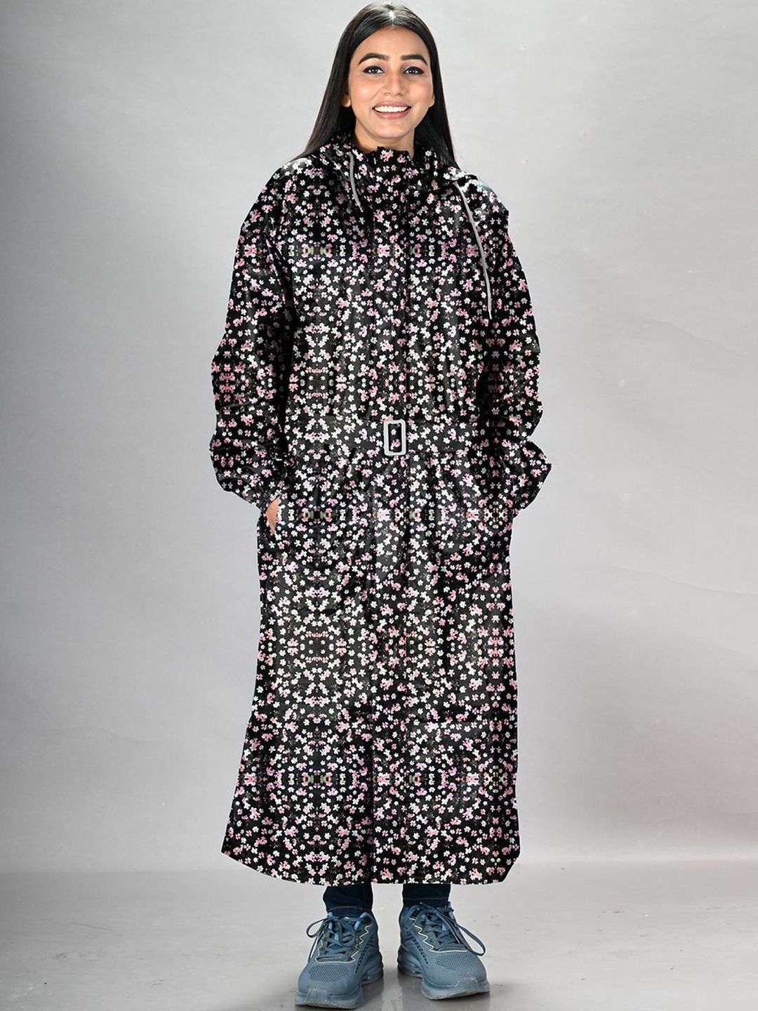 LUX VENUS Women Printed Rain Jacket-picture-28