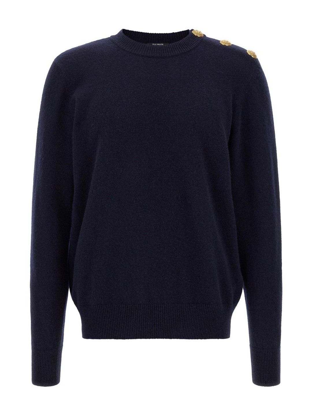 Balmain Navy Blue Solid Sweater-picture-44