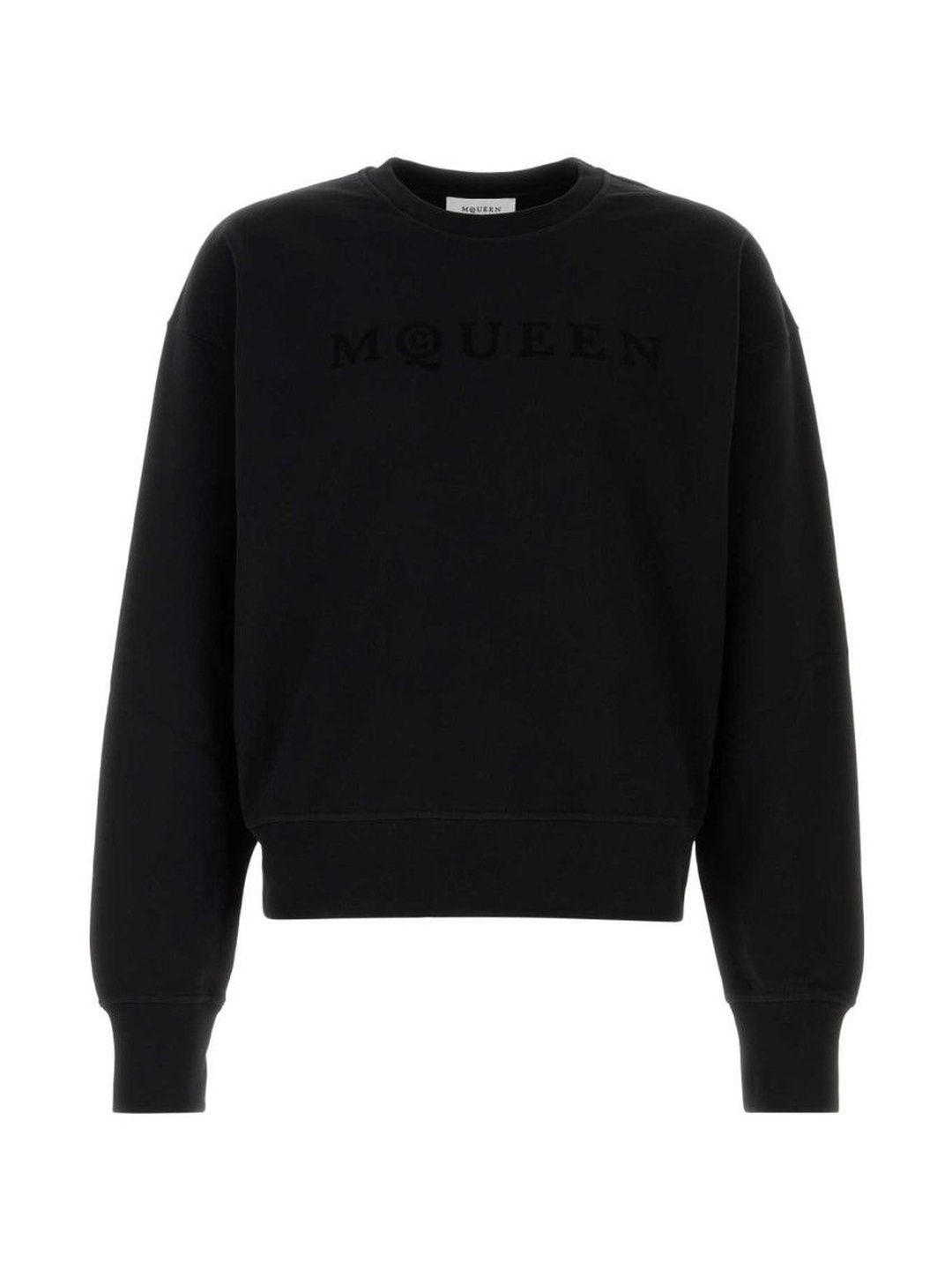 Alexander McQueen Black Long Sleeves Logo Sweatshirt-image-43