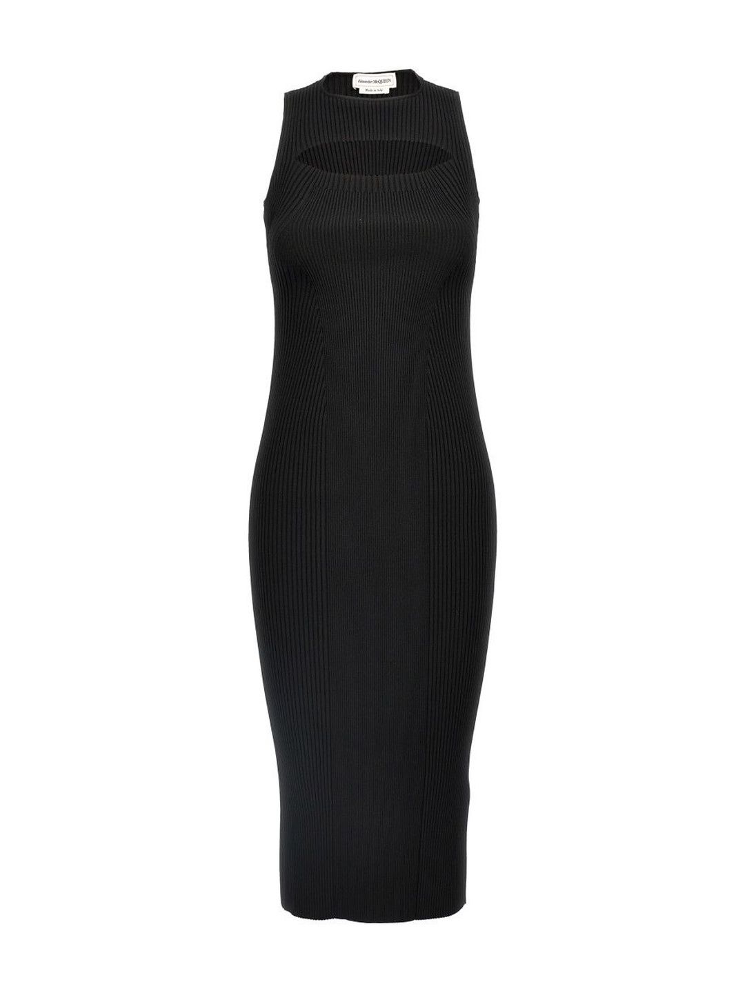 Alexander McQueen Women Black Polyamide Dresses-picture-27