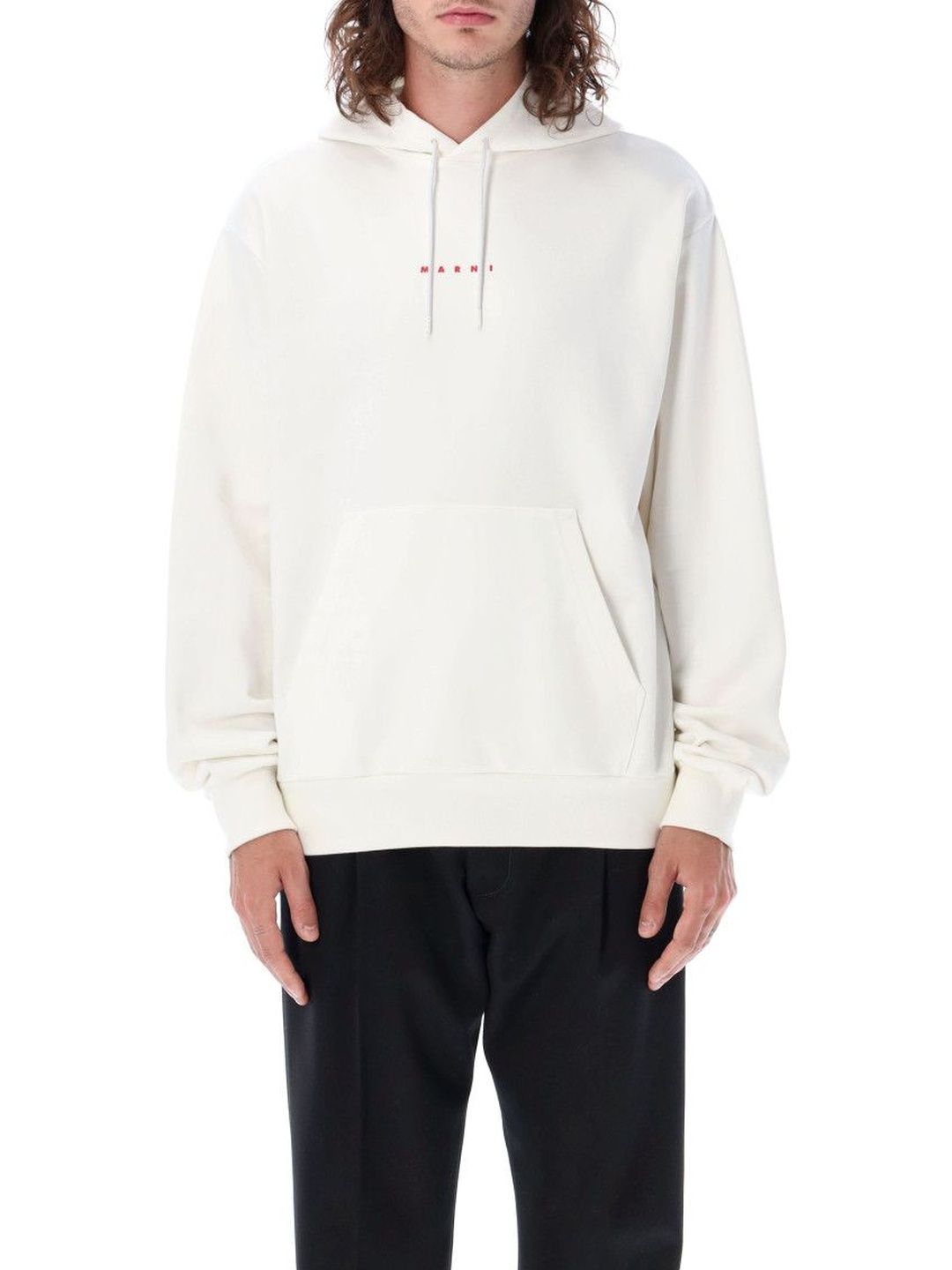 Marni White Logo Hoodie-picture-51