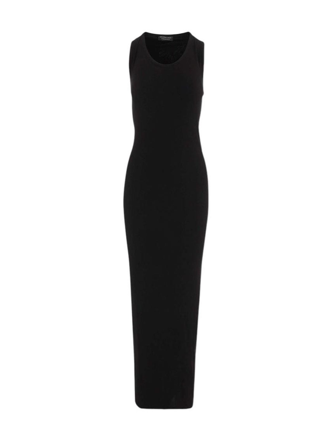 Balenciaga Black Sleeveless Maxi Dress-picture-30