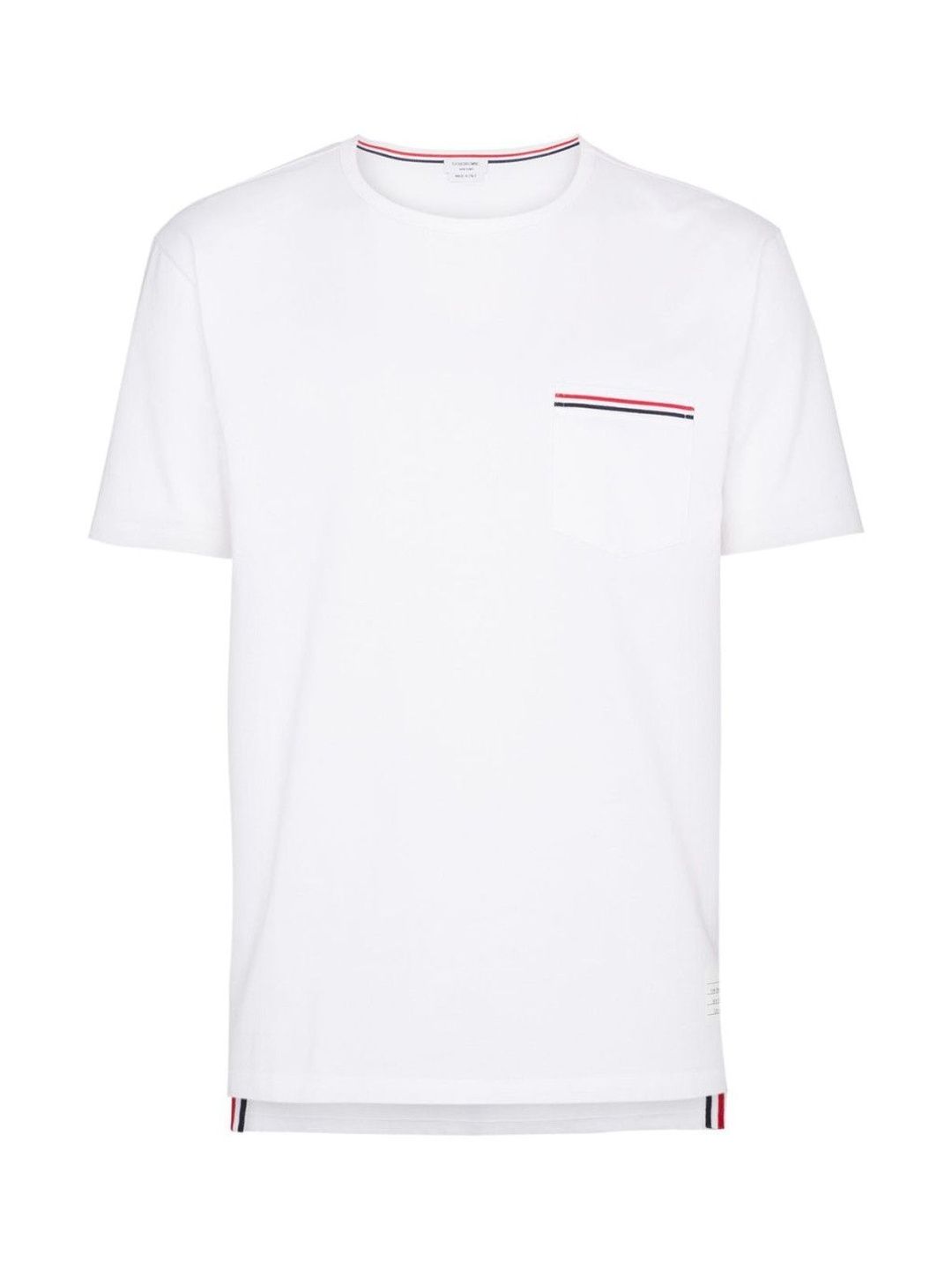 thom browne White Logo Print T-Shirt-picture-39