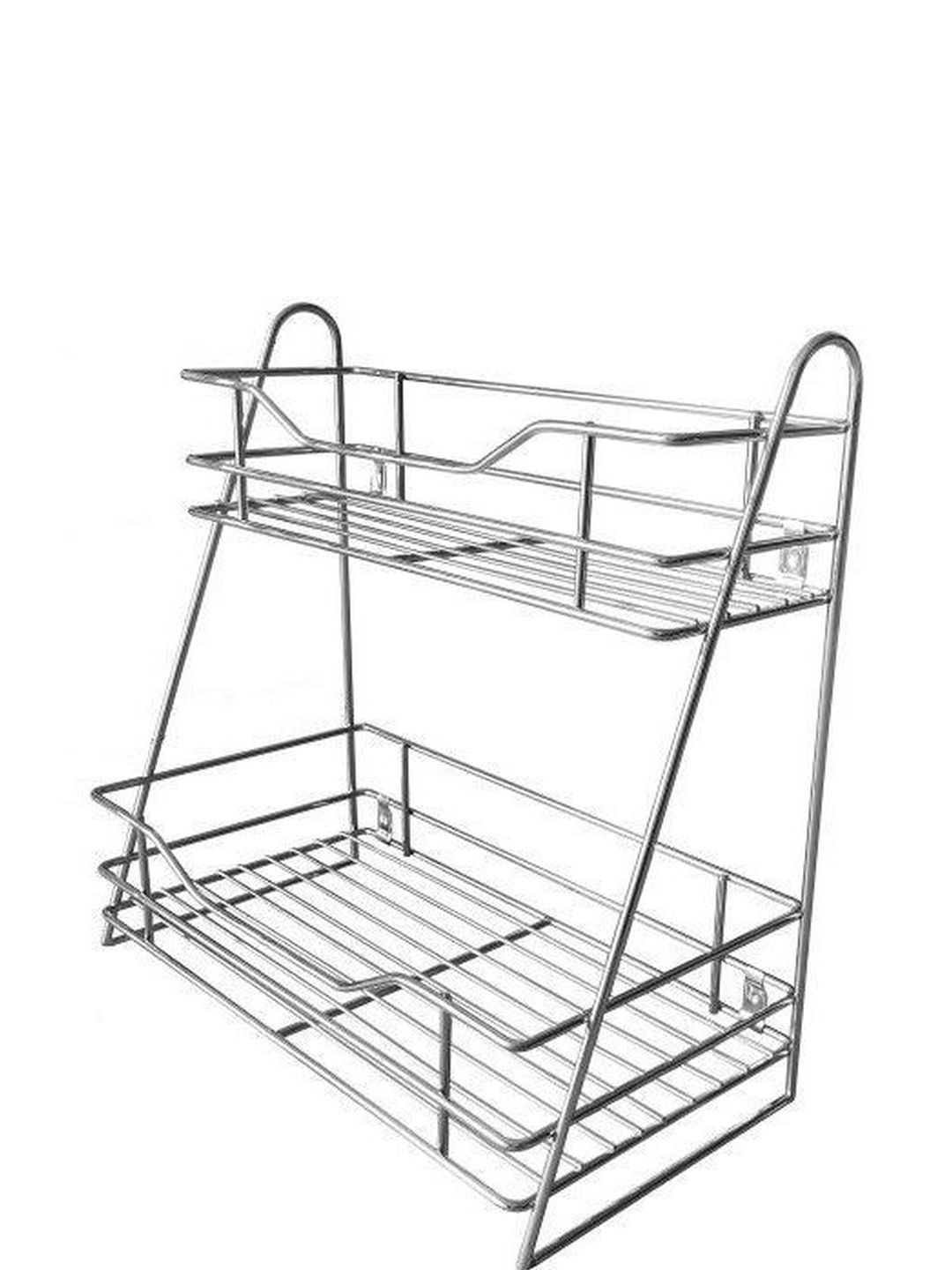 SmartSlide Grey 2-Tier Stainless Steel Kitchen Organisers-picture-19