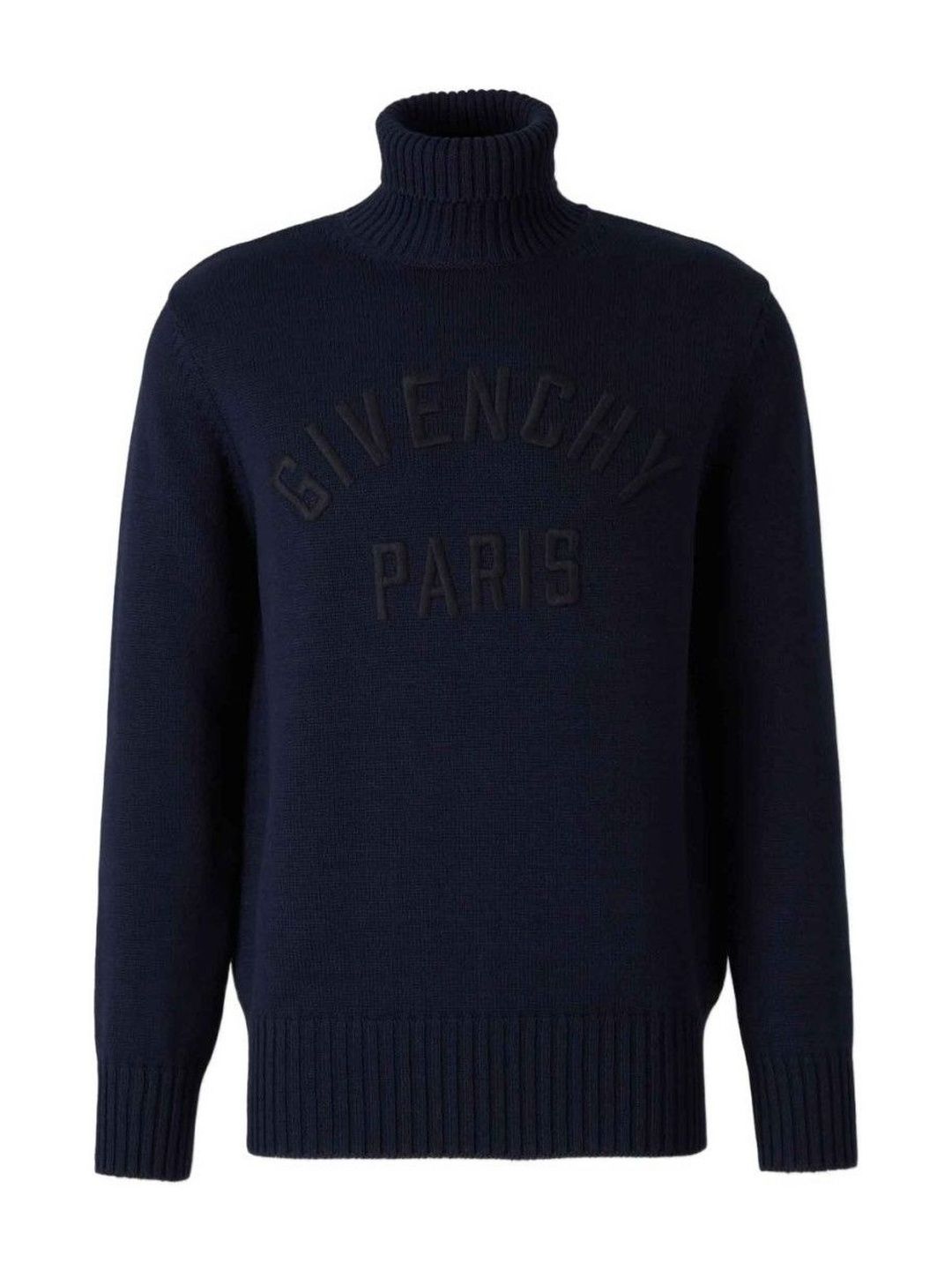 Givenchy Blue Cotton Turtleneck Sweater-picture-35