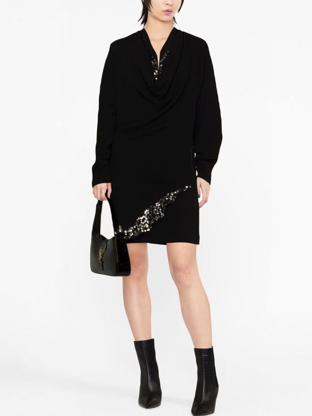 Isabel Marant Black Lazeli Mini Dress-picture-10