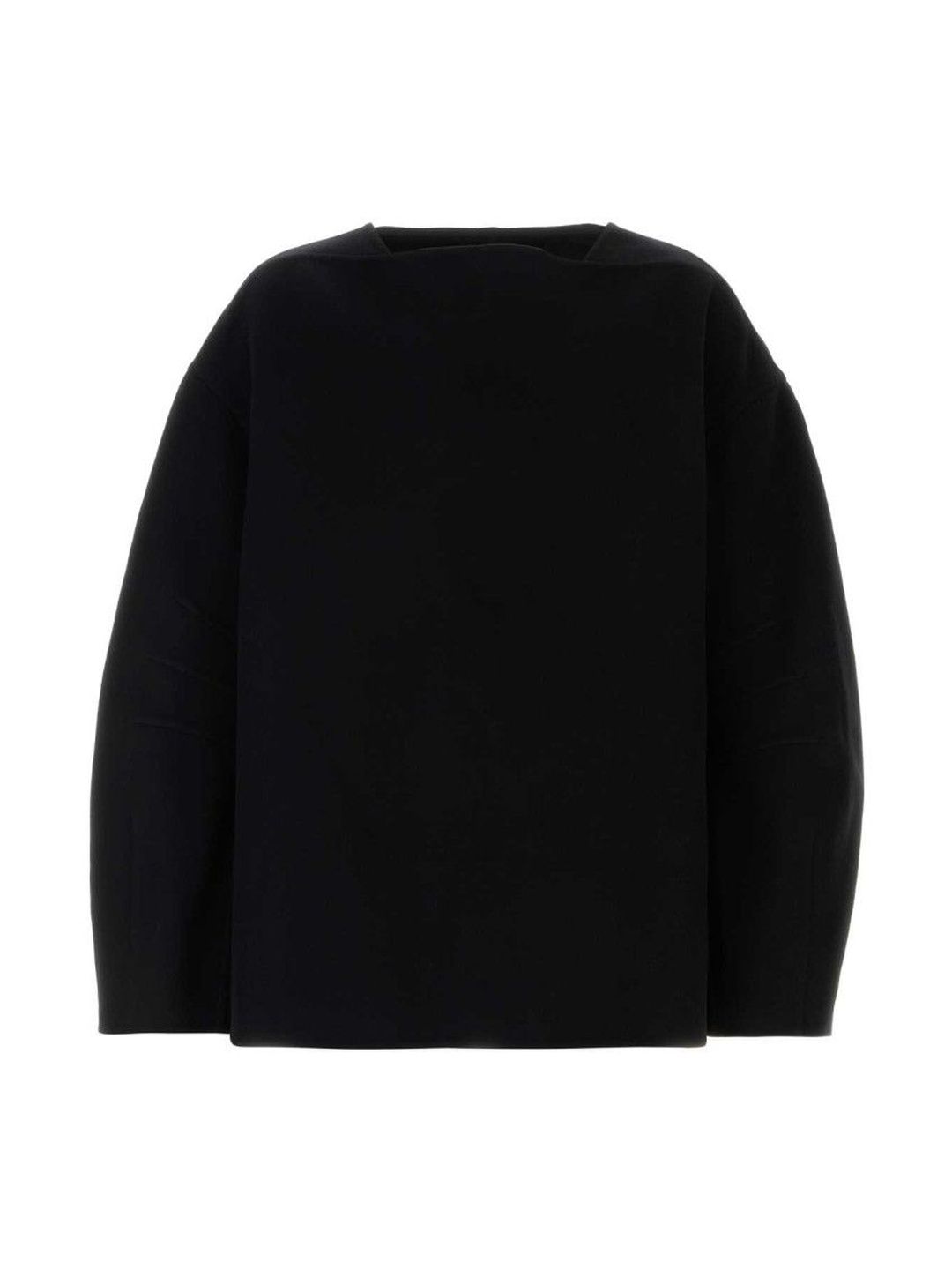 Jil Sander Black Crewneck Solid Sweater-image-17