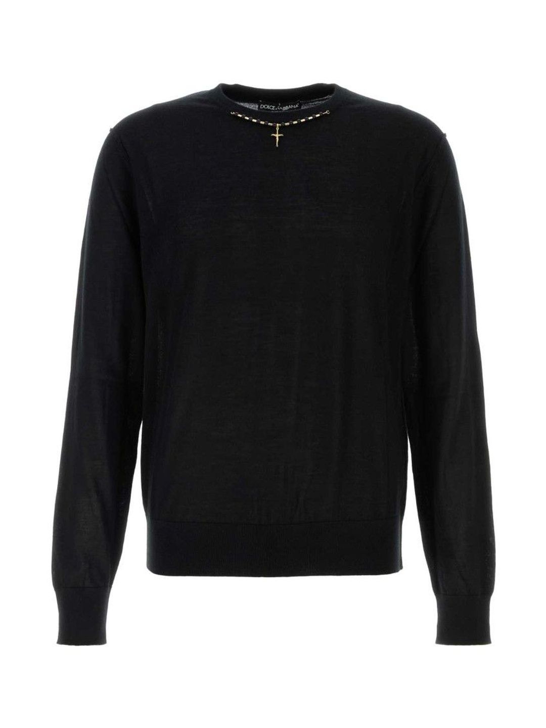 Dolce & Gabbana Black Crewneck Pullover-picture-25