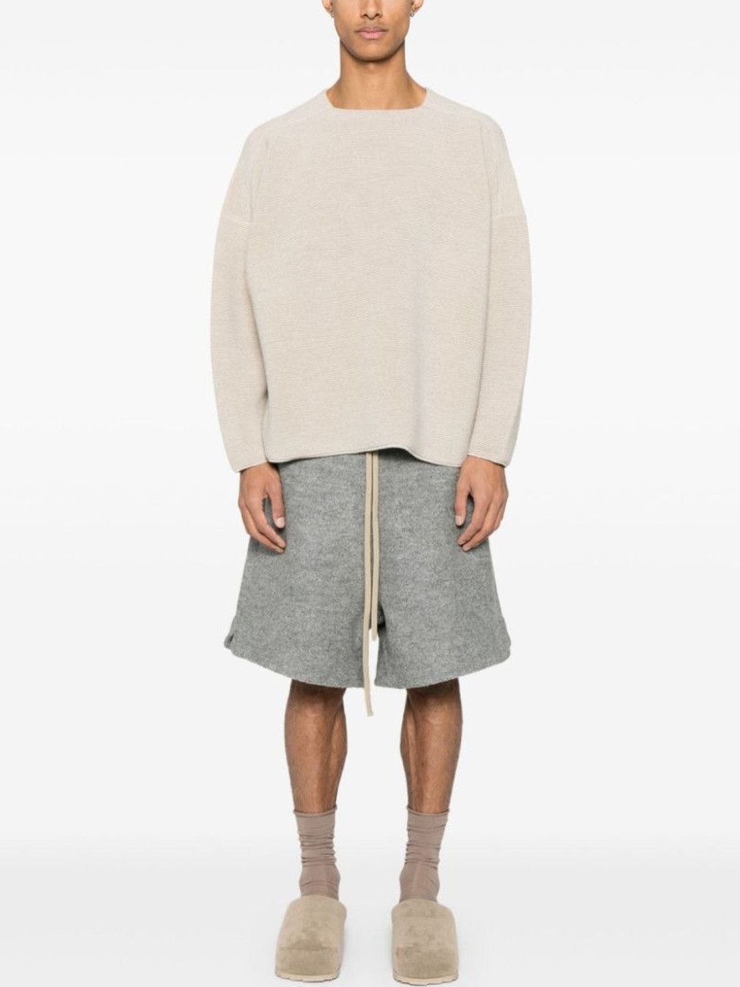 Fear Of God Beige Ottoman Straight Neck Sweater-picture-51