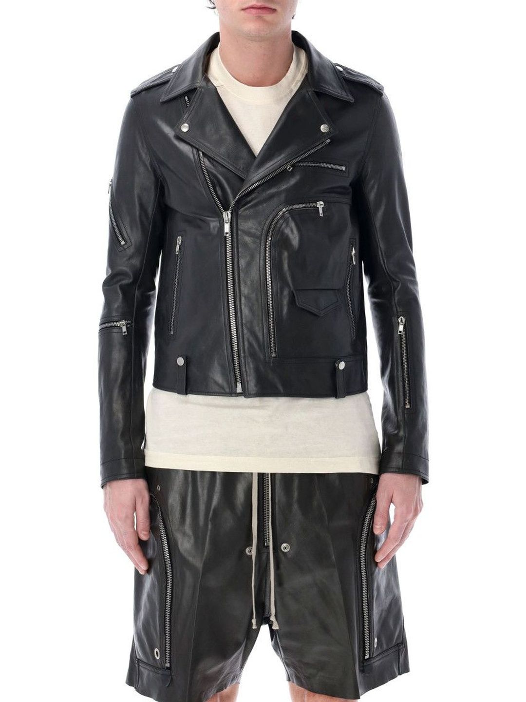 Rick Owens Men Leather Jackets-picture-19