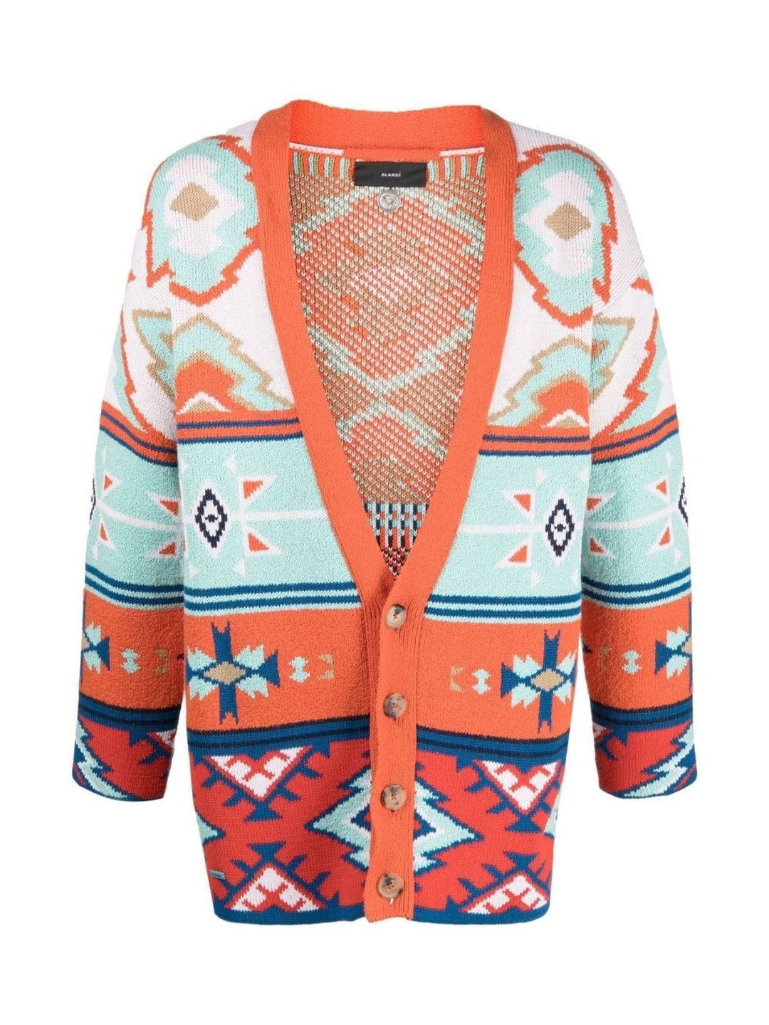 Alanui Multicolor Multicolor Desert Road Jacquard Cardigan-picture-23