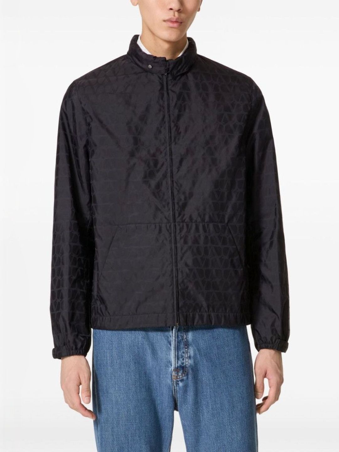 Valentino Blue Valentino Toile Iconographe Windbreaker-picture-46