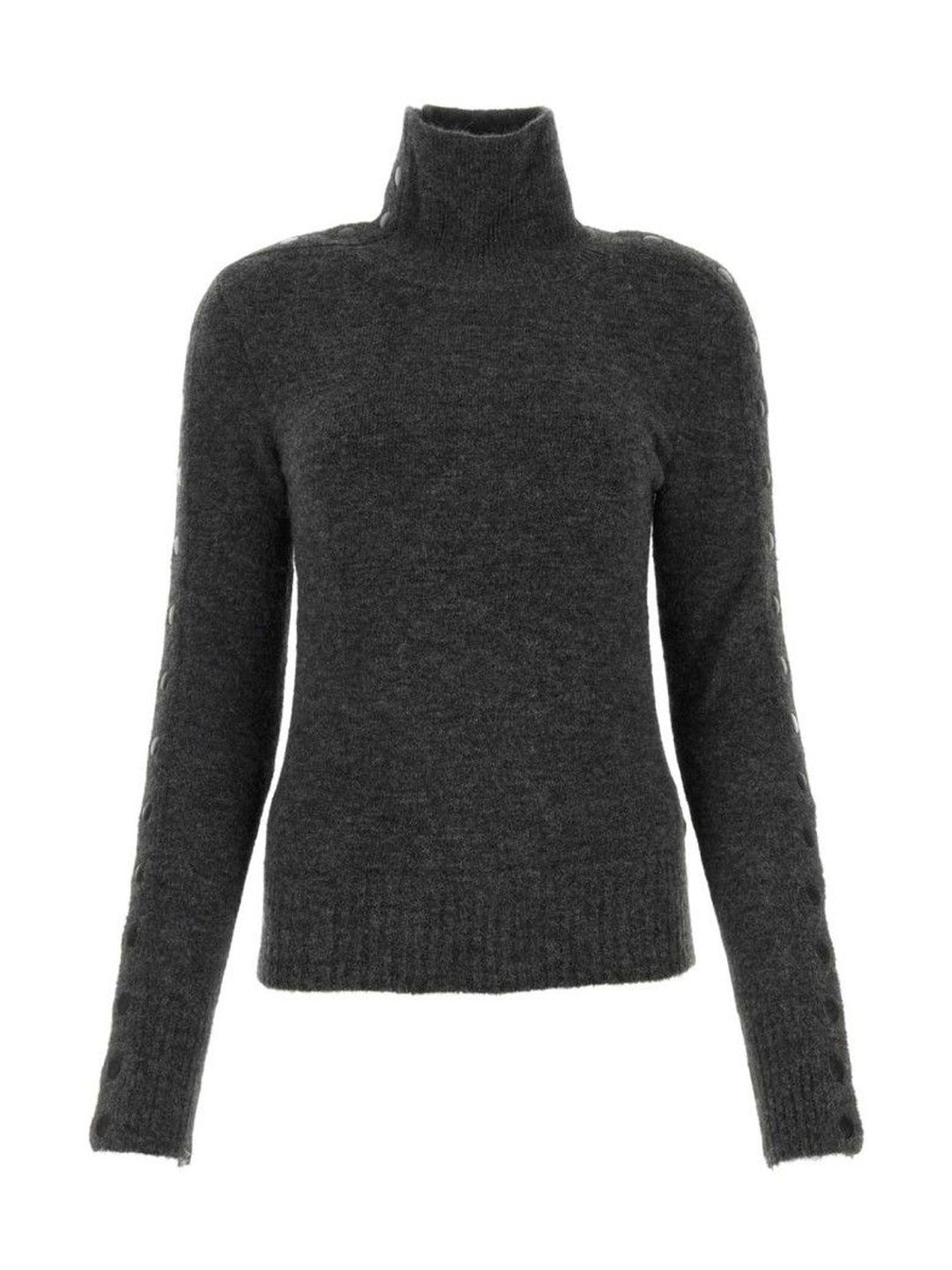 Isabel Marant Anthracite Nylon Blend Malo Sweater-picture-38
