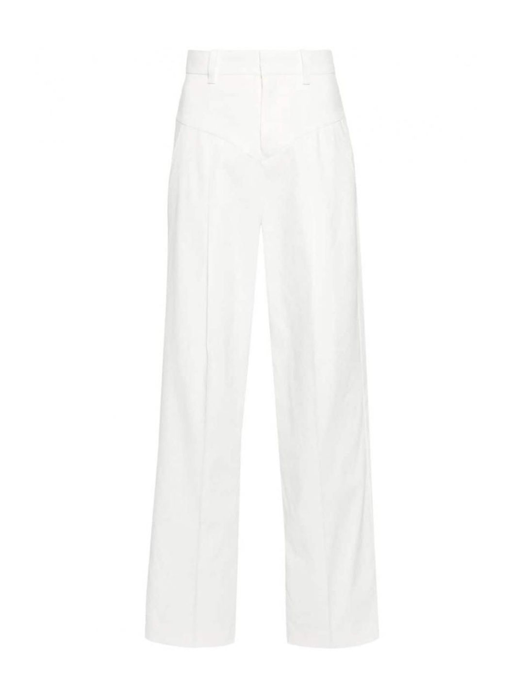 Isabel Marant White Staya Wide Leg Trousers-picture-31