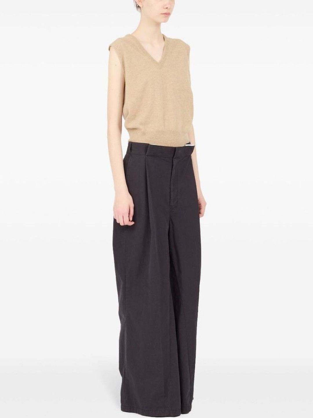 Maison Margiela Beige Wool Vest-image-35