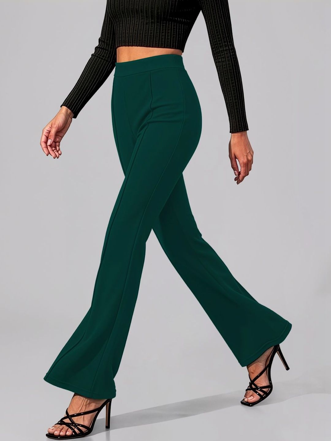Navyankaa Women Straight Fit High-Rise Trousers-picture-54