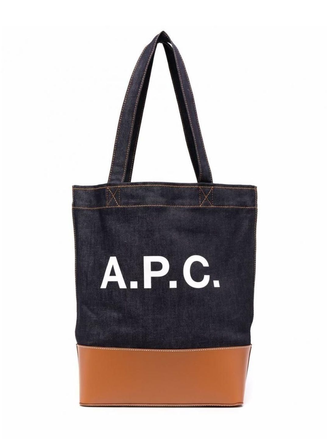 a.p.c. Brown Brown Axel Cotton Shopping Bag-picture-19