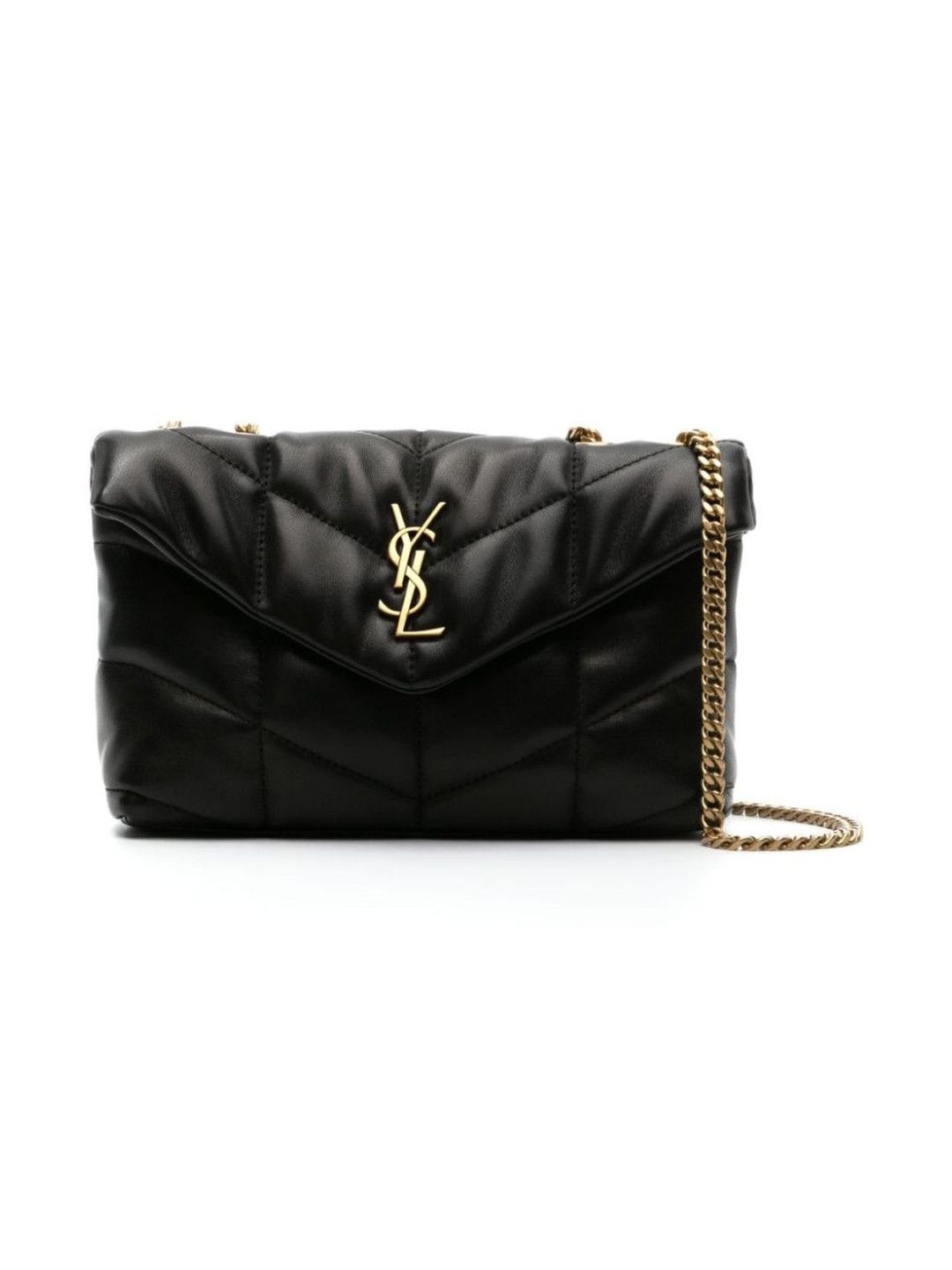 saint laurent Black Puffer Toy leather shoulder bag-picture-17