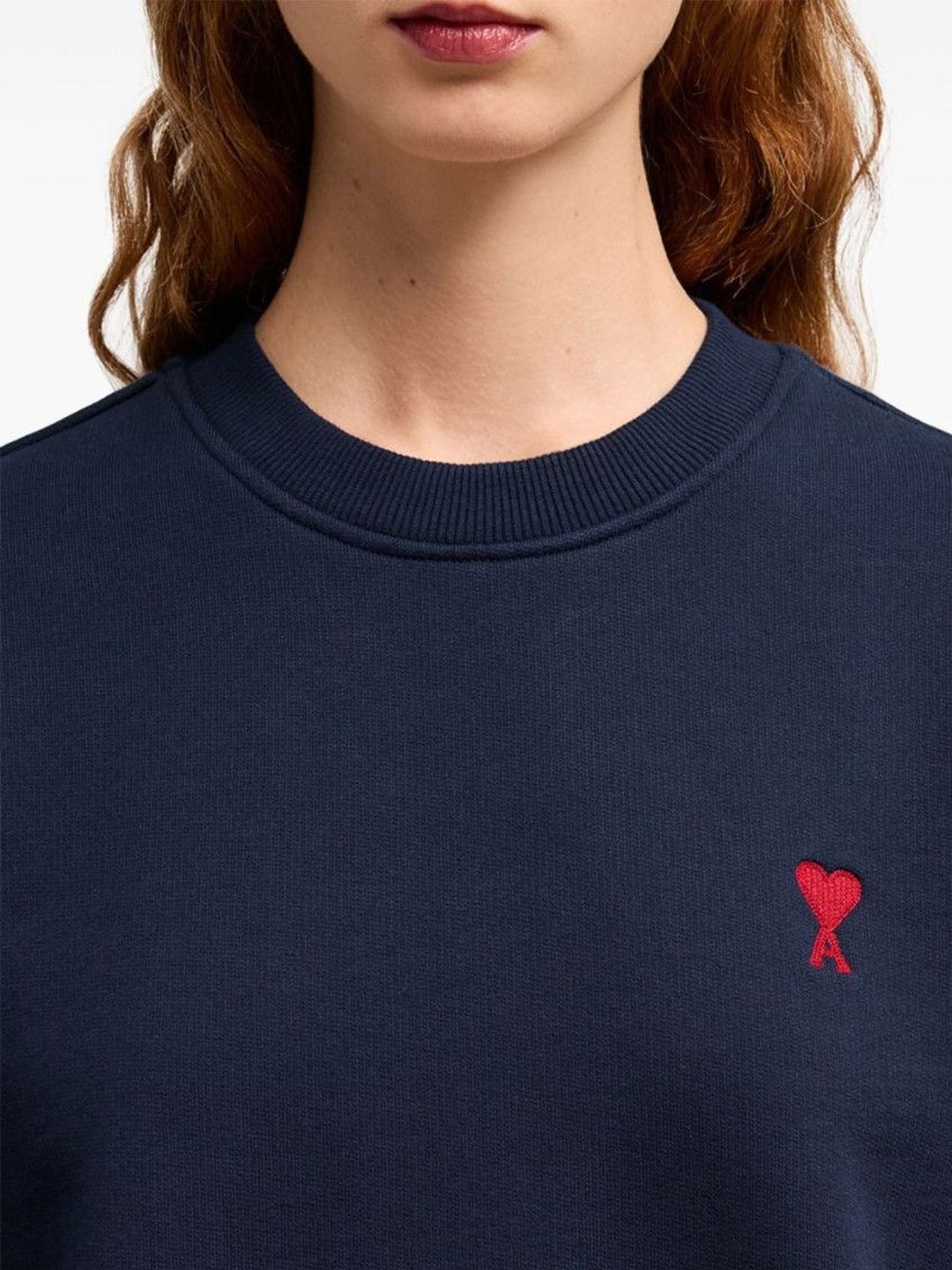 Ami Paris Midnight Blue Stretch Sweatshirt-picture-27