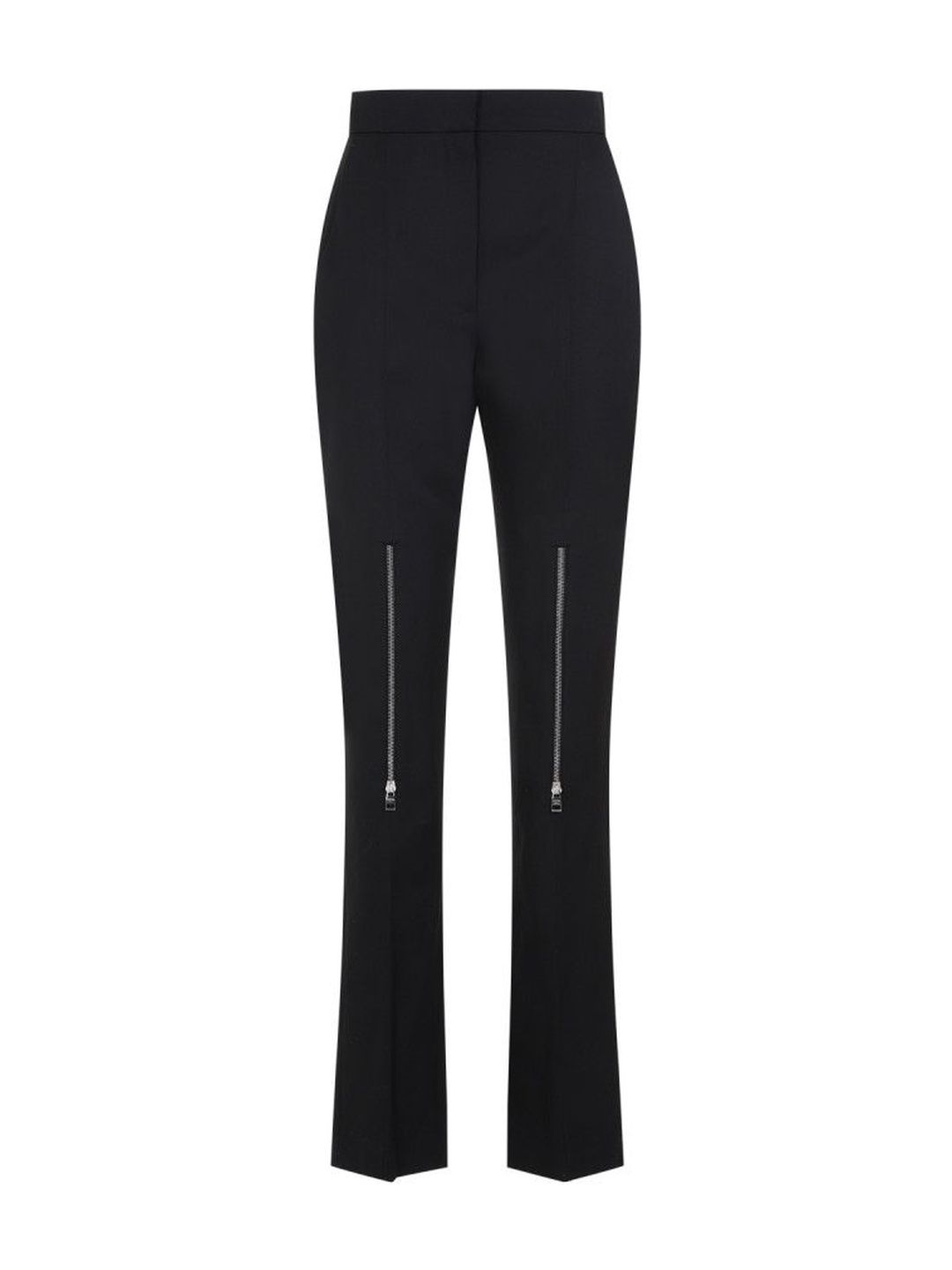 Alexander McQueen Black Wool High Waist Pants-picture-10