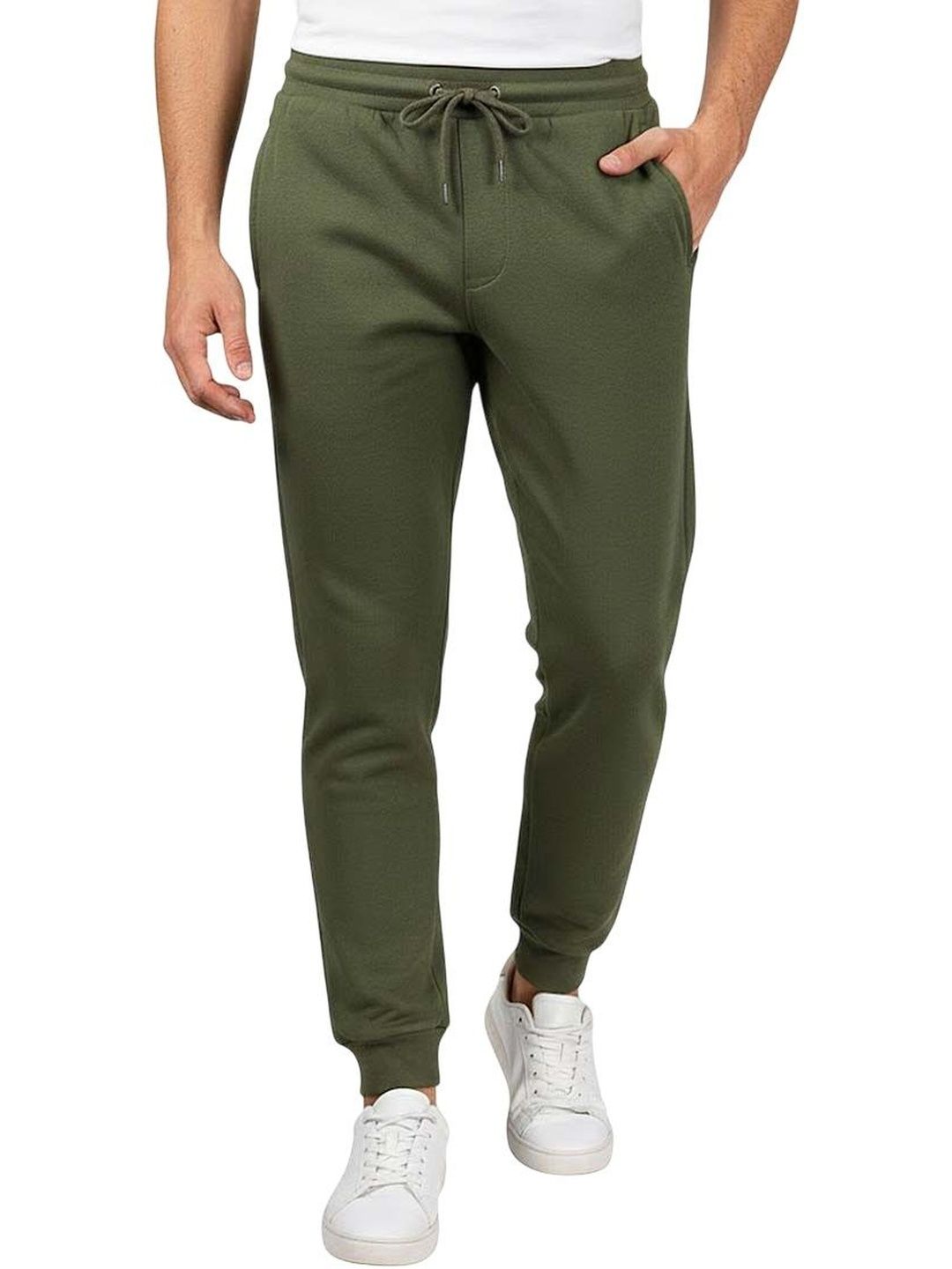 Cavalli Class Olive Embroidered Logo Joggers-picture-34