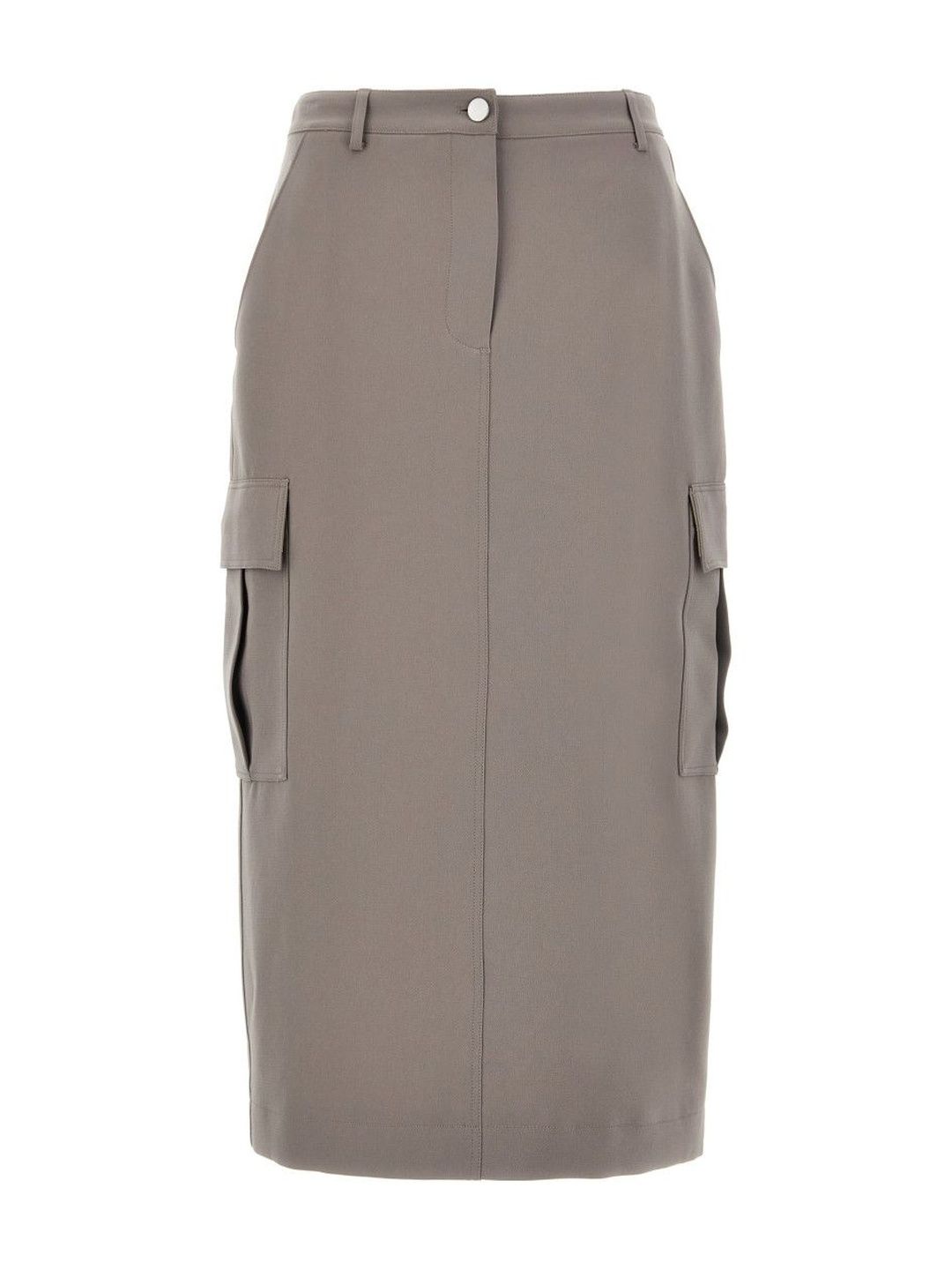 Theory Grey Relaxed Cargo Skirt-picture-13