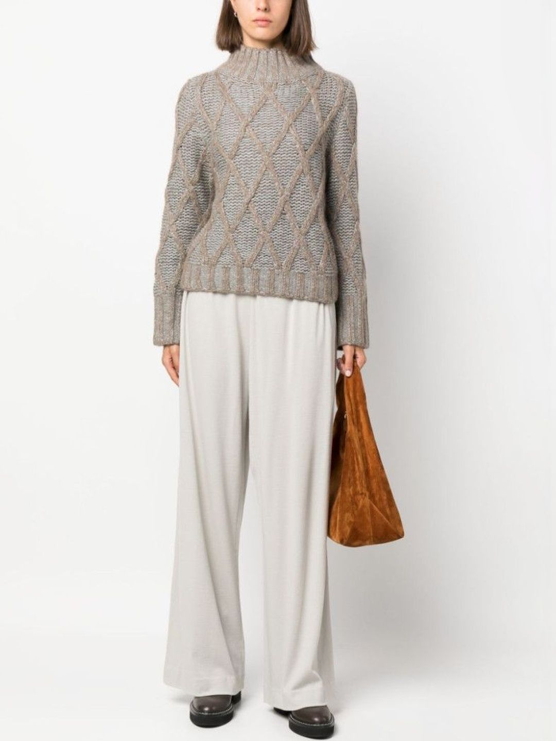 Fabiana Filippi Wide Leg Wool Trousers-picture-28