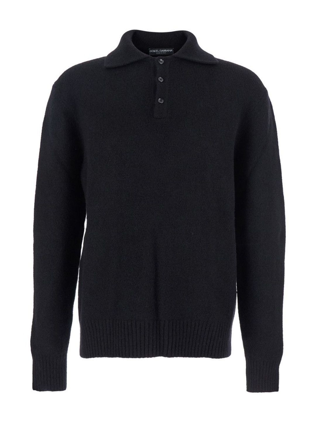 Dolce & Gabbana Black Polo Collar Sweater-picture-32