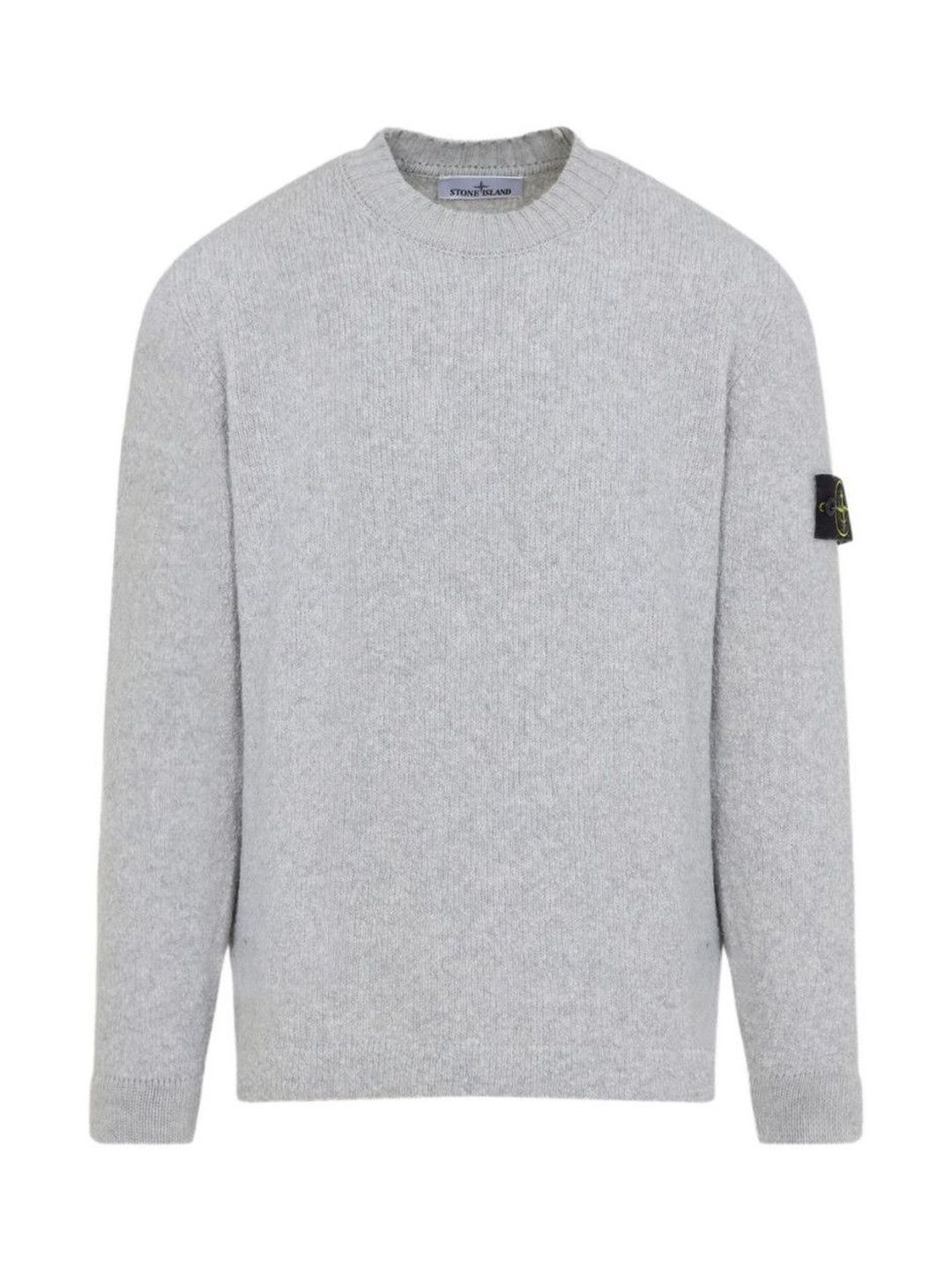 Stone Island Grey Boucl Wool Sweater-picture-33