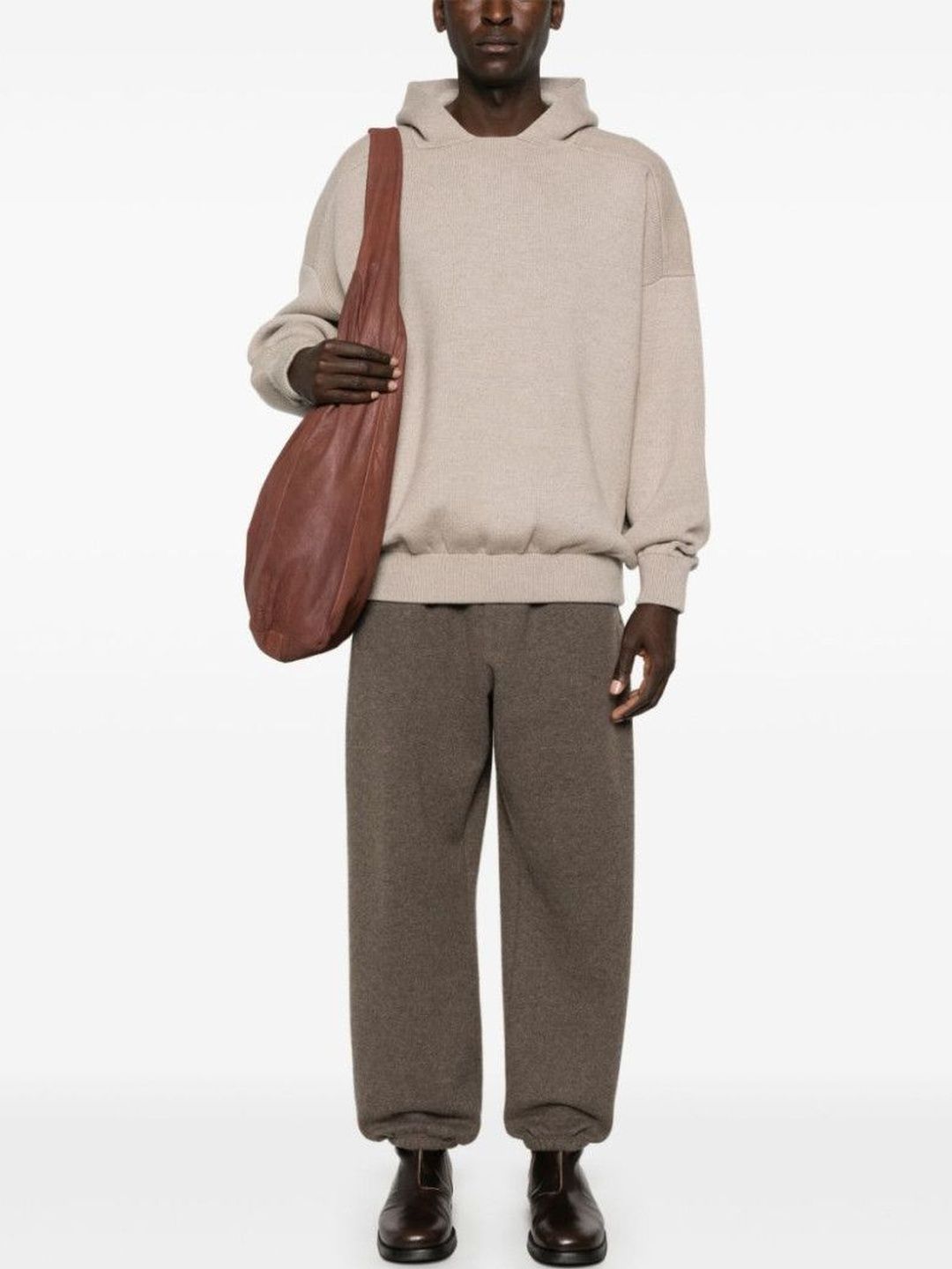 Fear Of God Beige Boucle Knit Hoodie-picture-49