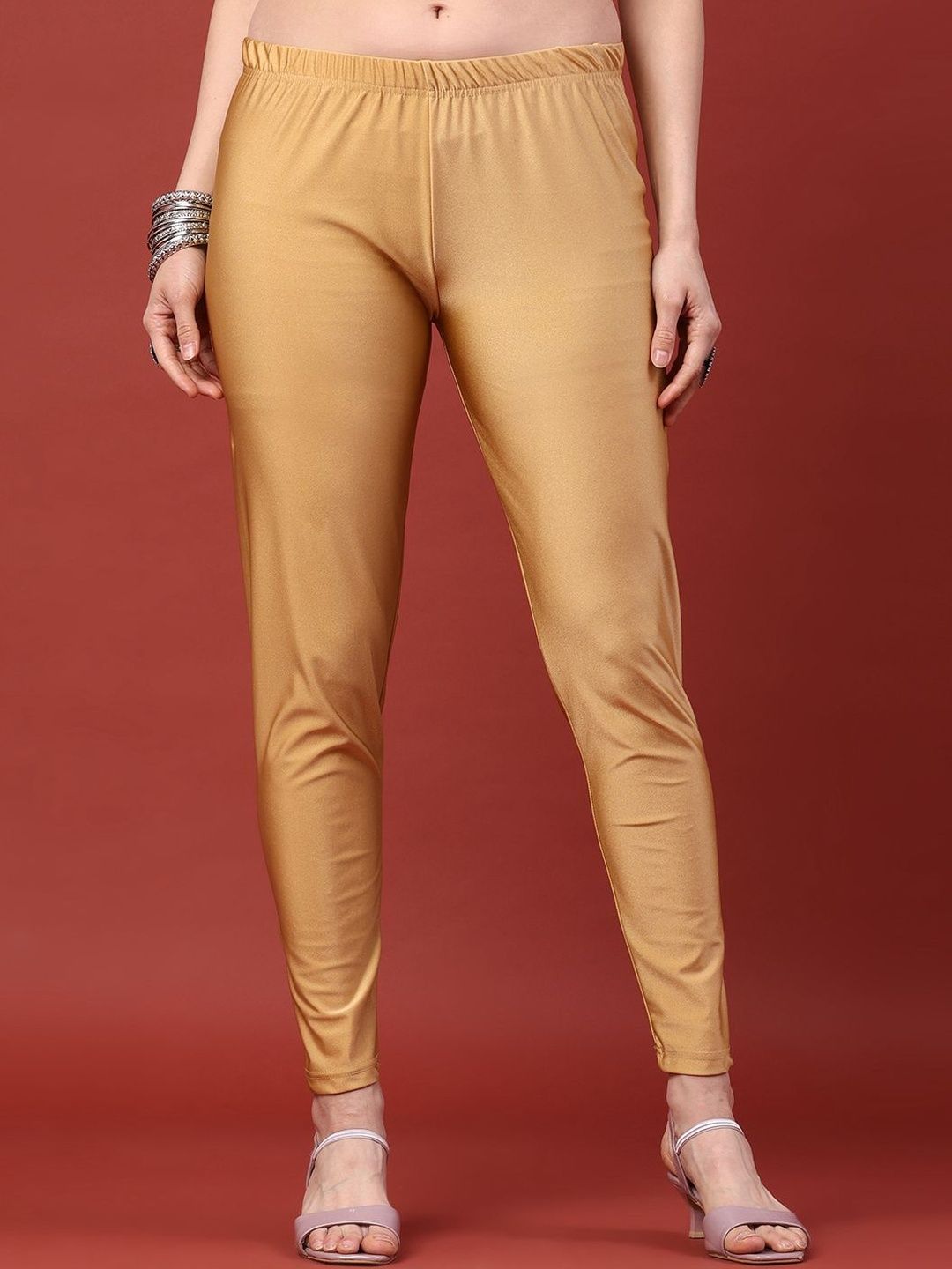 V-Mart Women Cotton Solid Ankle Length Leggings-picture-19
