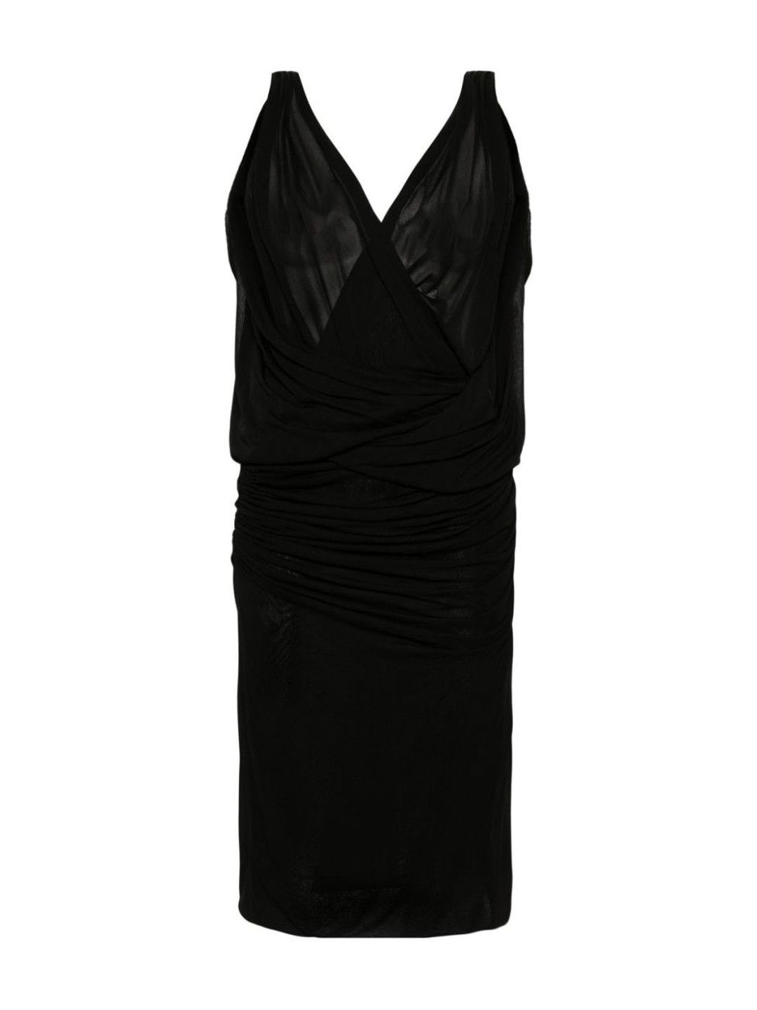 Saint Laurent Black V-Neck Dress-picture-35