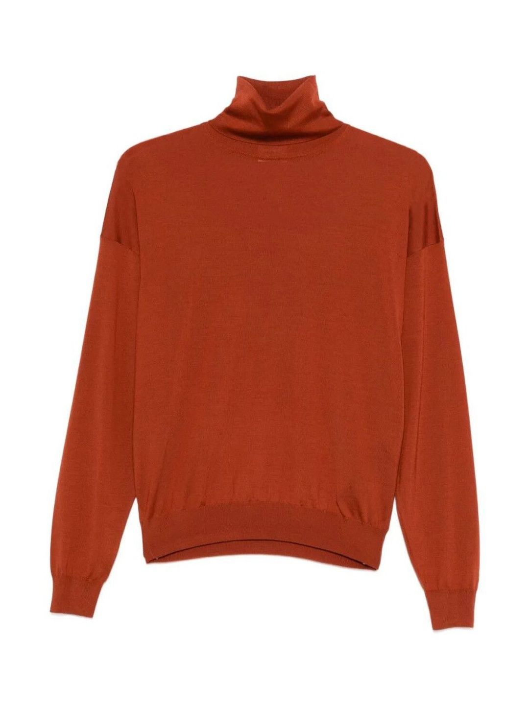 Saint Laurent Rust Red High-Neck Sweater-picture-57