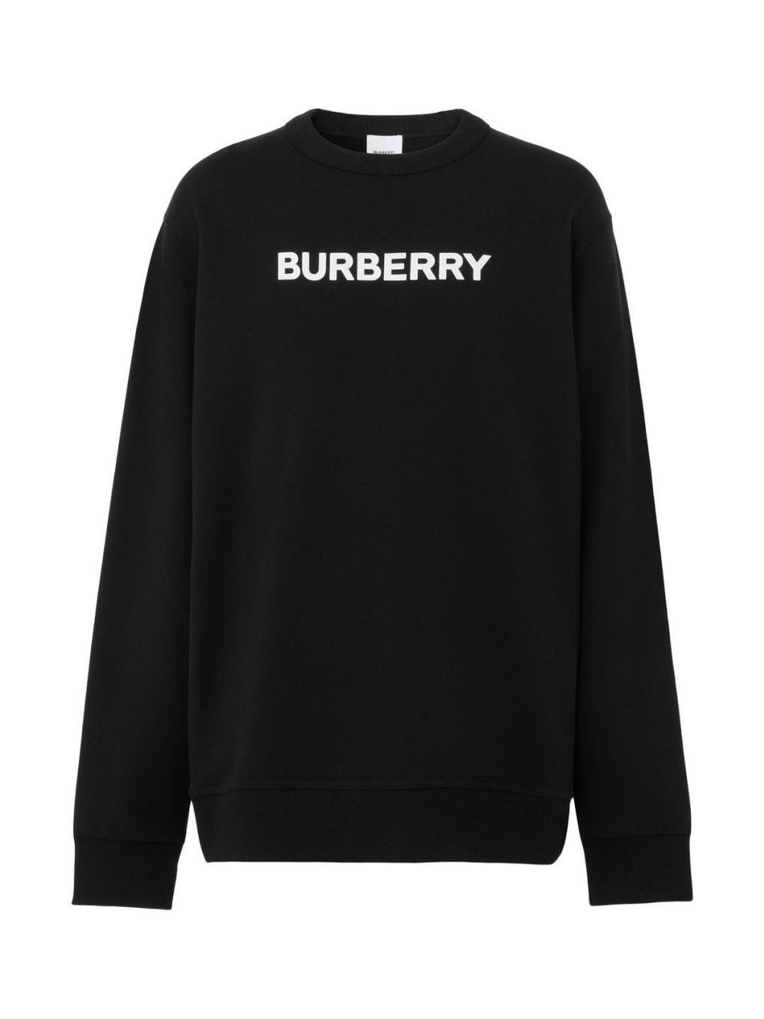 Burberry Black Logo Cotton Sweatshirt-picture-45