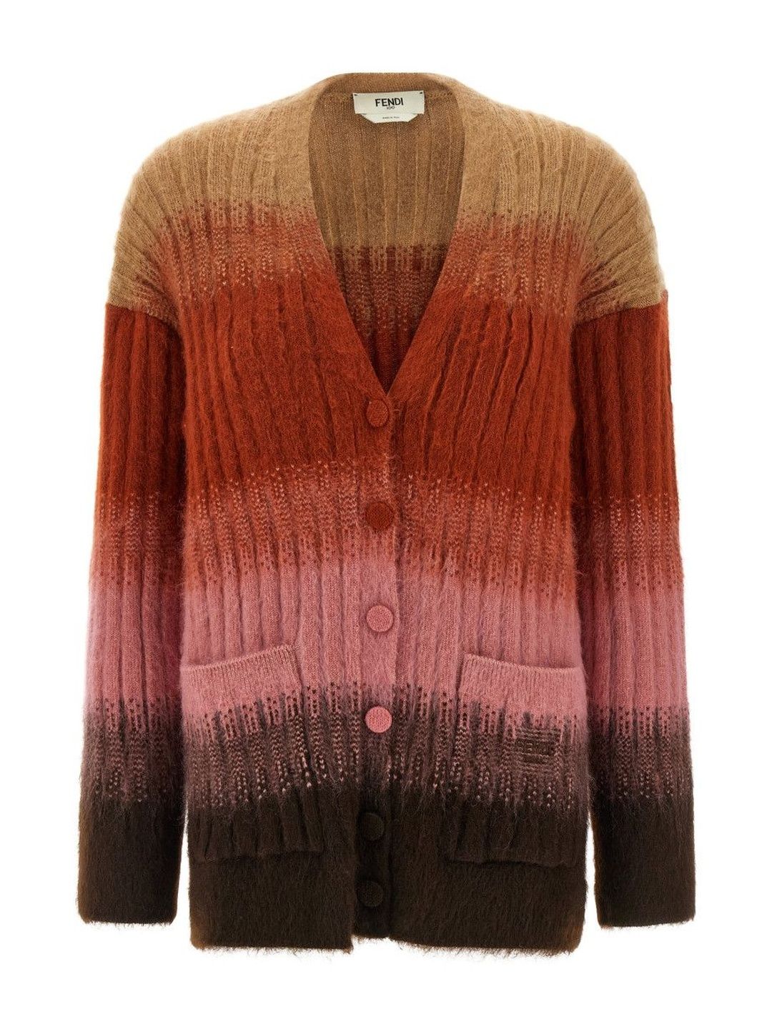 Fendi Multicolor Vanis Knit Cardigan-picture-37