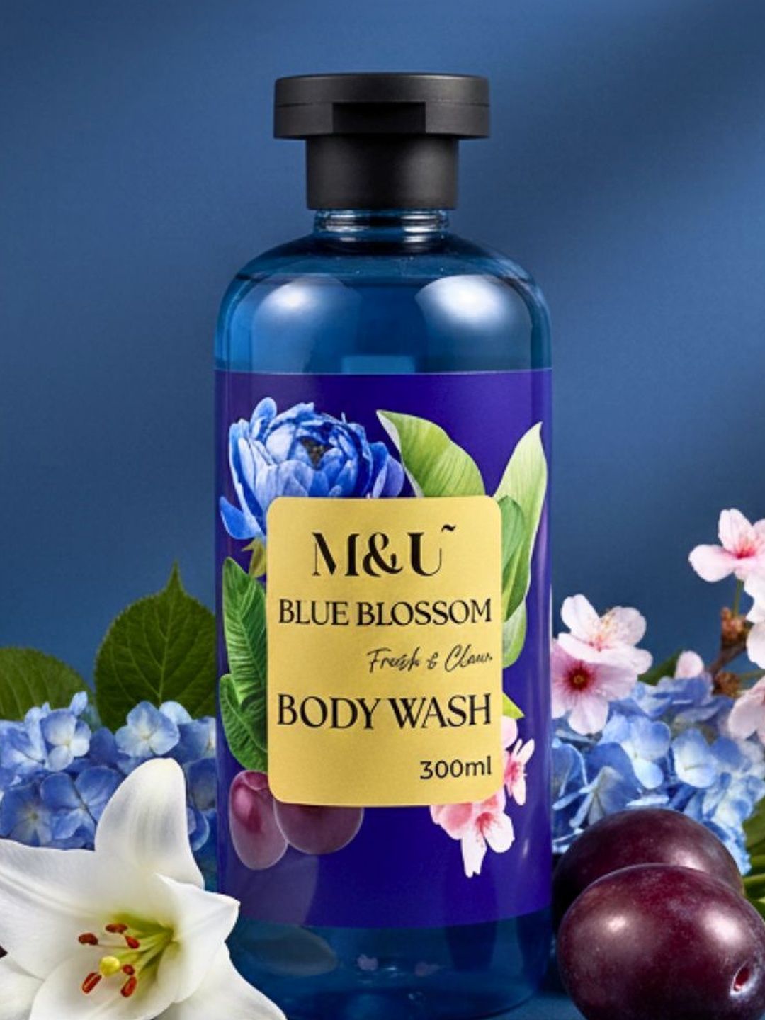 M&U Blue Blossom Deep Moisture Body Wash & Shower Gel - 300 ml-image-21