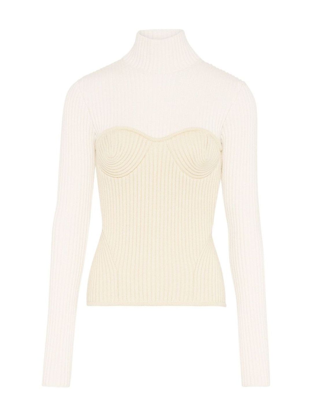 Jean Paul Gaultier Beige Corset Sweater-picture-34