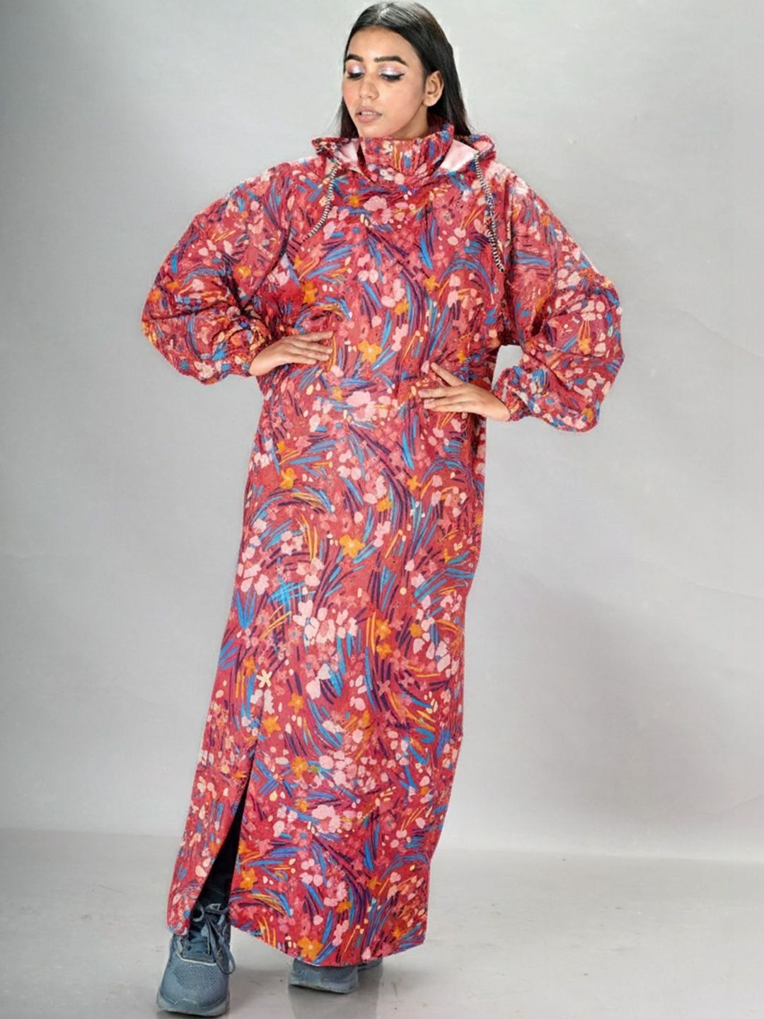 LUX VENUS Women Printed Rain Jacket-picture-20
