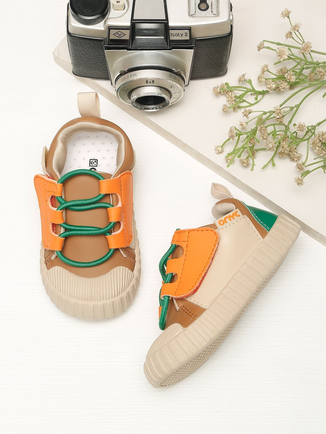 ONYC Unisex Kids Colourblocked PU Sneakers