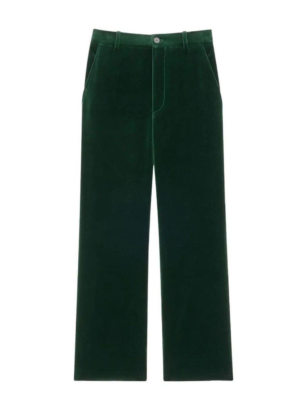 Saint Laurent Green Straight Leg Pants-picture-50