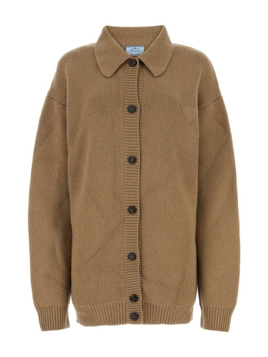 Prada Biscuit Cashmere Cardigan-picture-15