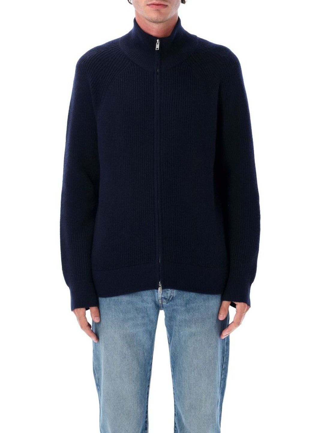 Isabel Marant Blue Zip Knitted Cardigan-picture-12