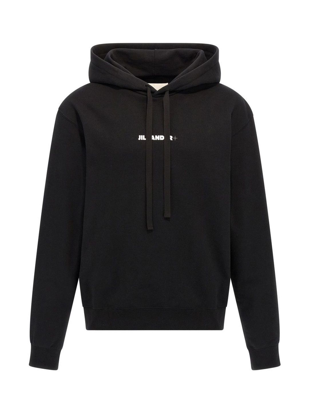 Jil Sander Black Cotton T-Shirt With Logo Print-image-14