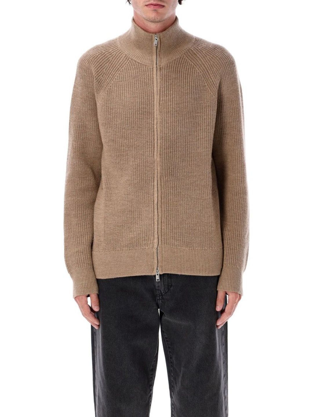Isabel Marant Brown Zip Knitted Cardigan-picture-25