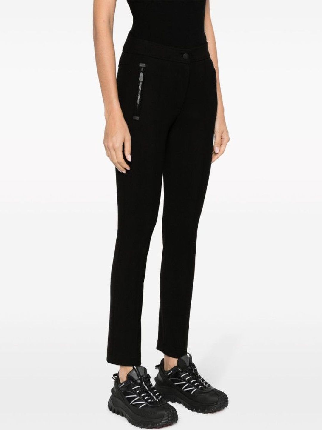 Moncler Black Twill Trousers-picture-22