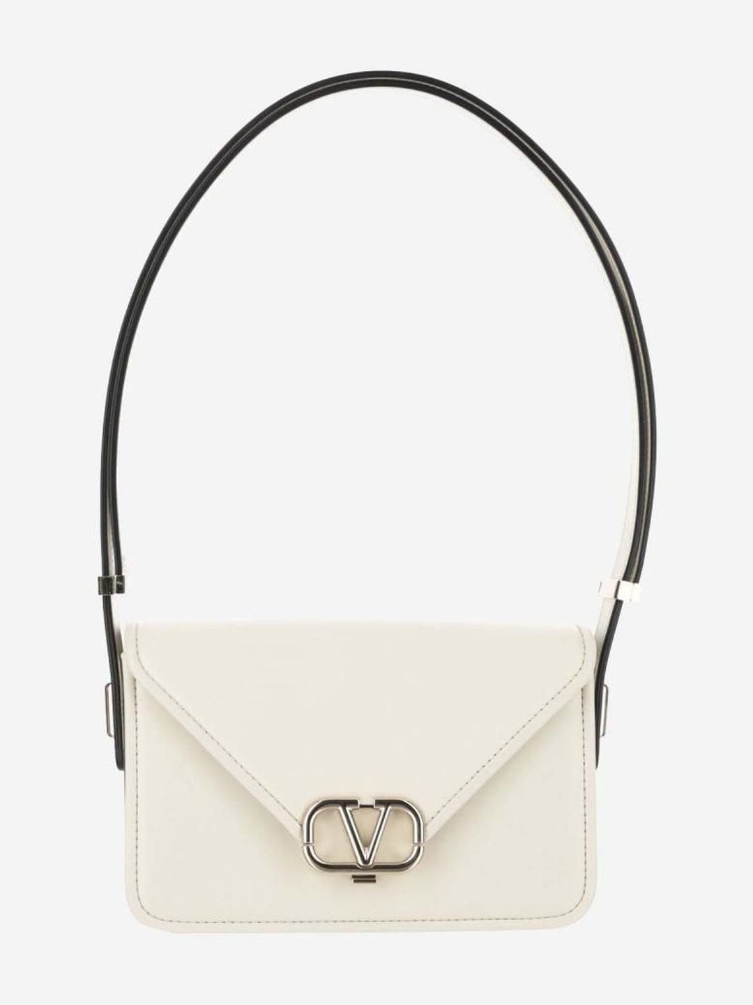 valentino garavani Beige White Logo Shoulder Bag-picture-15