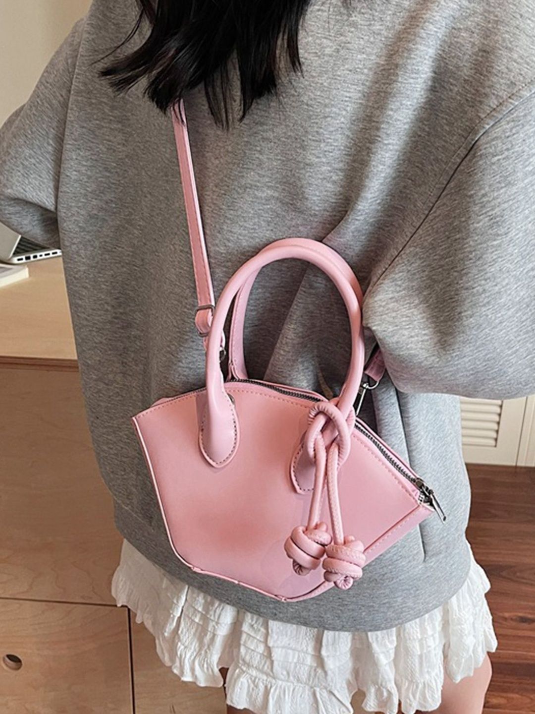 LULU & SKY Structured Handheld Bag-image-42